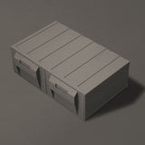 maskon hong kong-口罩箱-red a mini drawer-紅A小物收納箱-hazy-香港口罩品牌