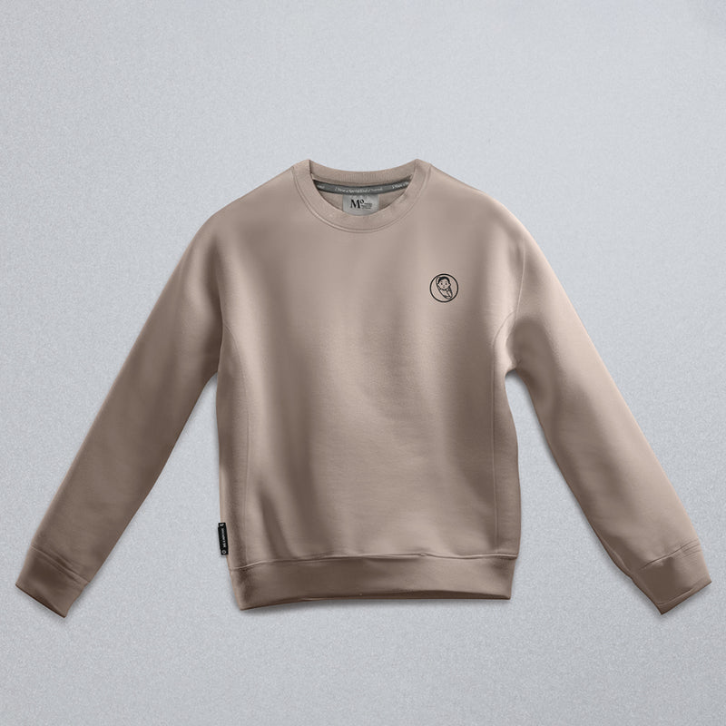 MO x Noritake "O & the Boy" Sweatshirt (Beige)